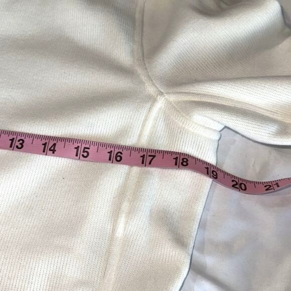 Andrew Marc Womens White Full-Zip Hooded Jacket S Polyester & Fleece - Picture 7 of 8